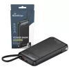Powerbank MediaRange MRMA753 10,000 mAh LiPo with integrated cables, LC-display, USB-C PD & Quick Charge, black