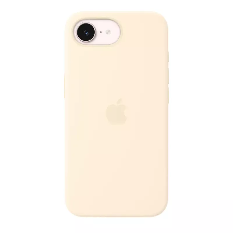 Silicone Case with MagSafe for Apple iPhone 17e — Vanilla, for 6.1 inch (15.5 cm) screens