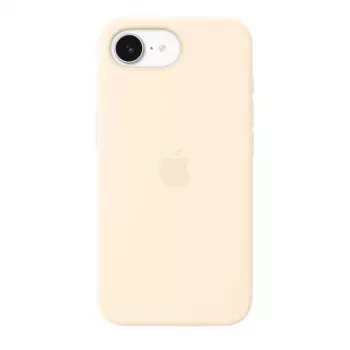 Silicone Case with MagSafe for Apple iPhone 17e — Vanilla, for 6.1 inch (15.5 cm) screens