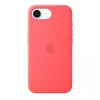 Silicone Case with MagSafe for Apple iPhone 17e — Bright Guava, fits 6.1 inch (15.5 cm)