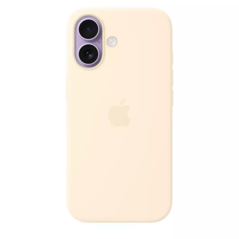 Silicone Case with MagSafe for Apple iPhone 17 — Vanilla, cover for 16 cm (6.3 inch) screen
