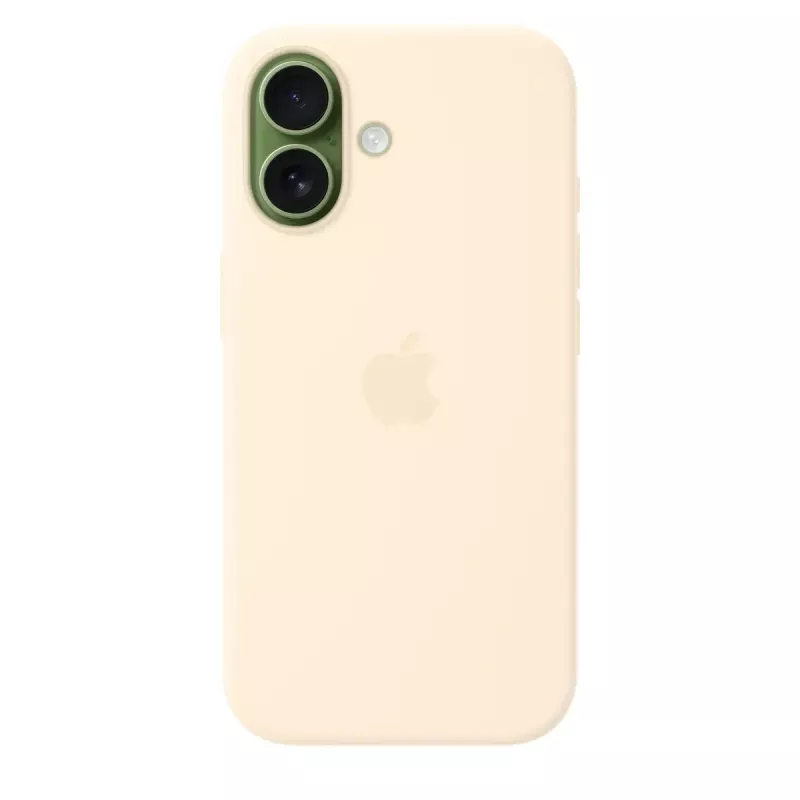 Silicone Case with MagSafe for Apple iPhone 17 — Vanilla, cover for 16 cm (6.3 inch) screen