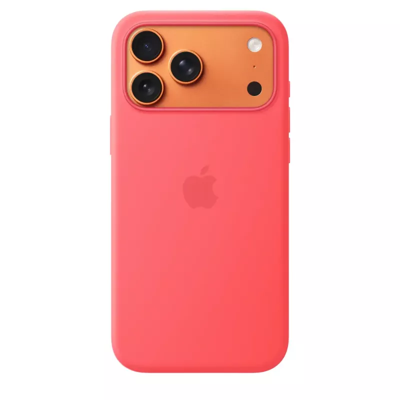 Protective Silicone Case with MagSafe for Apple iPhone 17 Pro Max — Bright Guava (Red), fits 6.9 inch