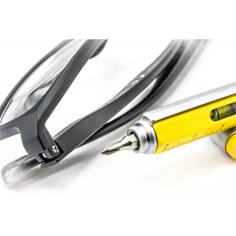Technical pen set TROIKA PIP20/YE Silver Yellow Black