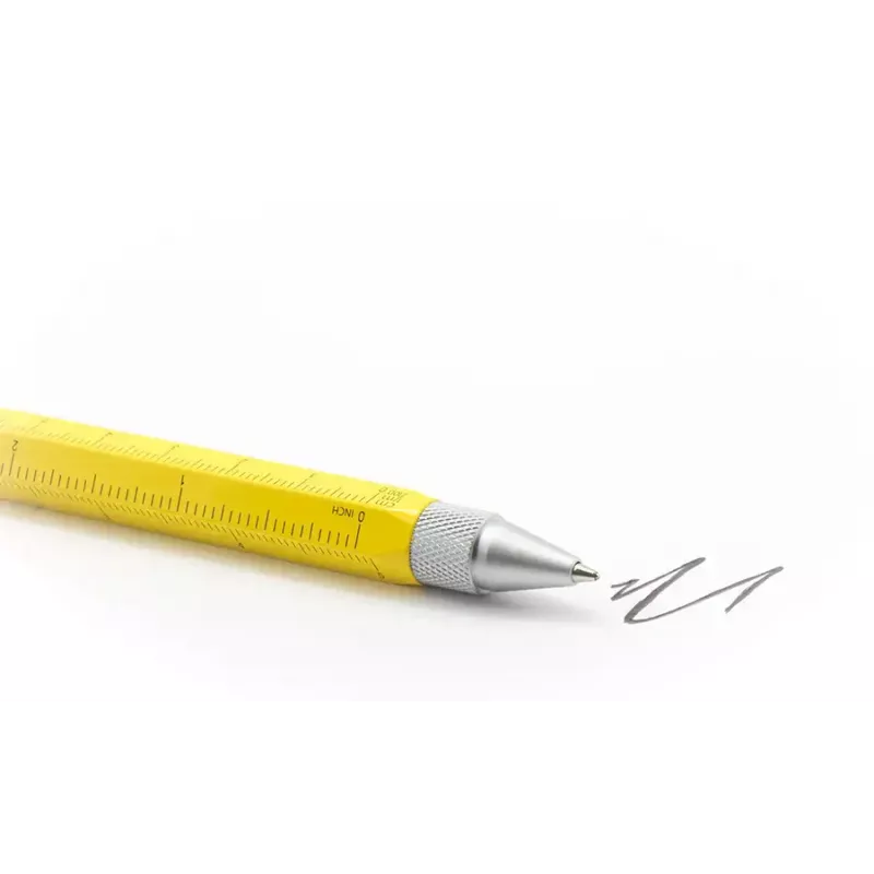Technical pen set TROIKA PIP20/YE Silver Yellow Black