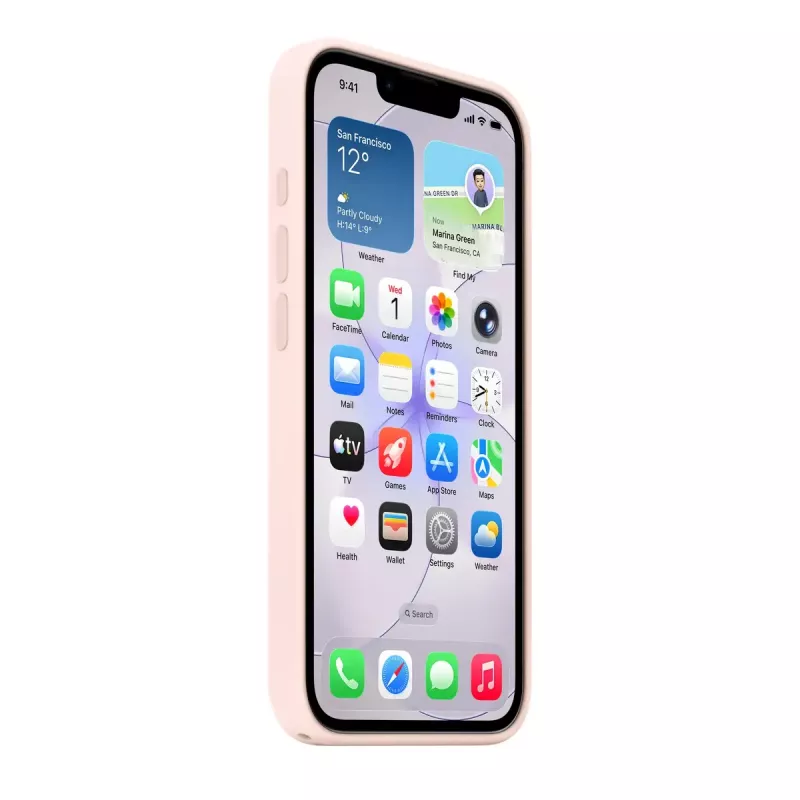 Silicone Case with MagSafe for iPhone 17e by Apple — Soft Pink, for 6.1 inch (15.5 cm) display
