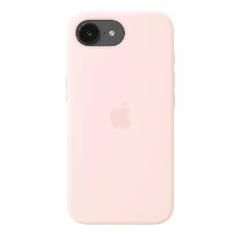 Silicone Case with MagSafe for iPhone 17e by Apple — Soft Pink, for 6.1 inch (15.5 cm) display