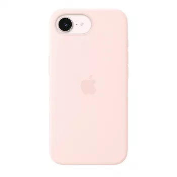 Silicone Case with MagSafe for iPhone 17e by Apple — Soft Pink, for 6.1 inch (15.5 cm) display