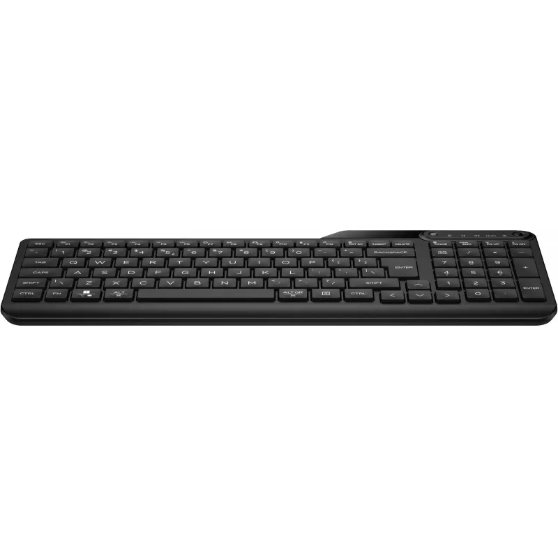 Wireless full-size keyboard HP 475 — Dual‑mode RF Wireless + Bluetooth, membrane, black