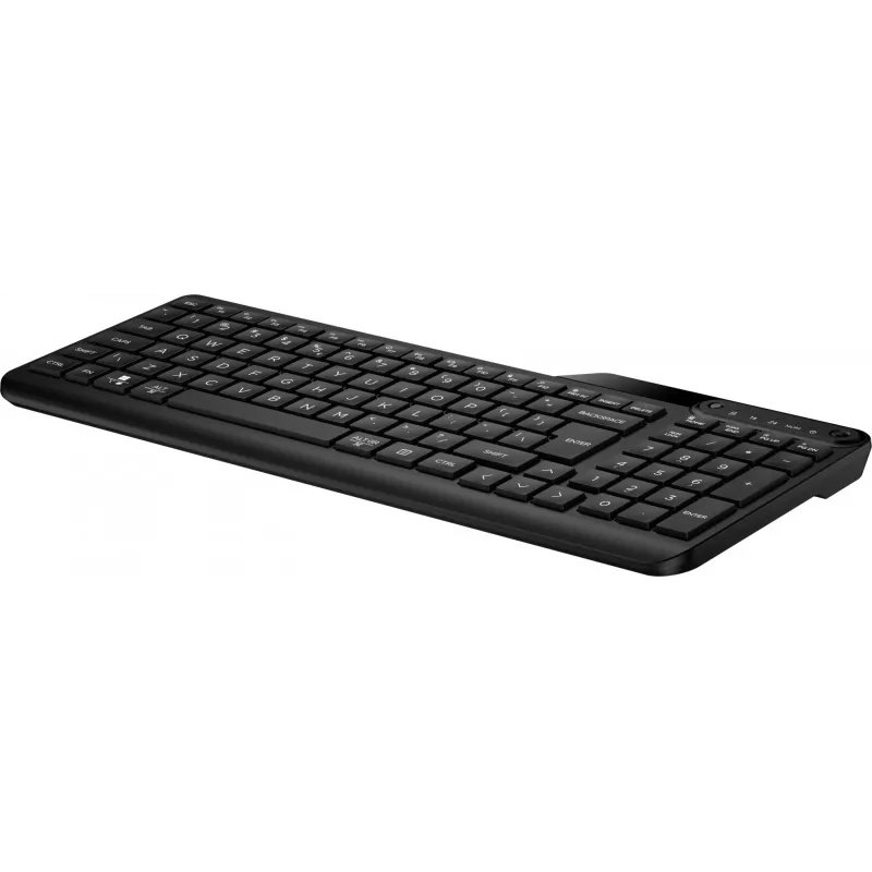 Wireless full-size keyboard HP 475 — Dual‑mode RF Wireless + Bluetooth, membrane, black