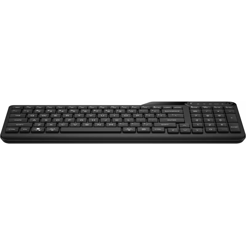 Wireless full-size keyboard HP 475 — Dual‑mode RF Wireless + Bluetooth, membrane, black