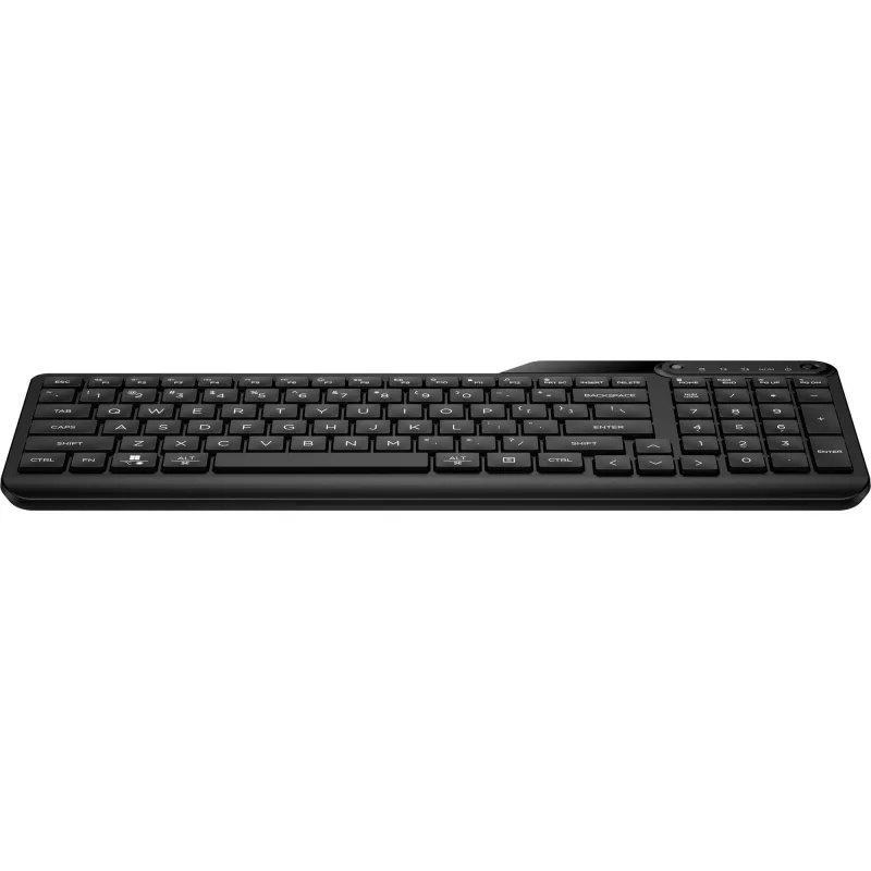 Wireless full-size keyboard HP 475 — Dual‑mode RF Wireless + Bluetooth, membrane, black