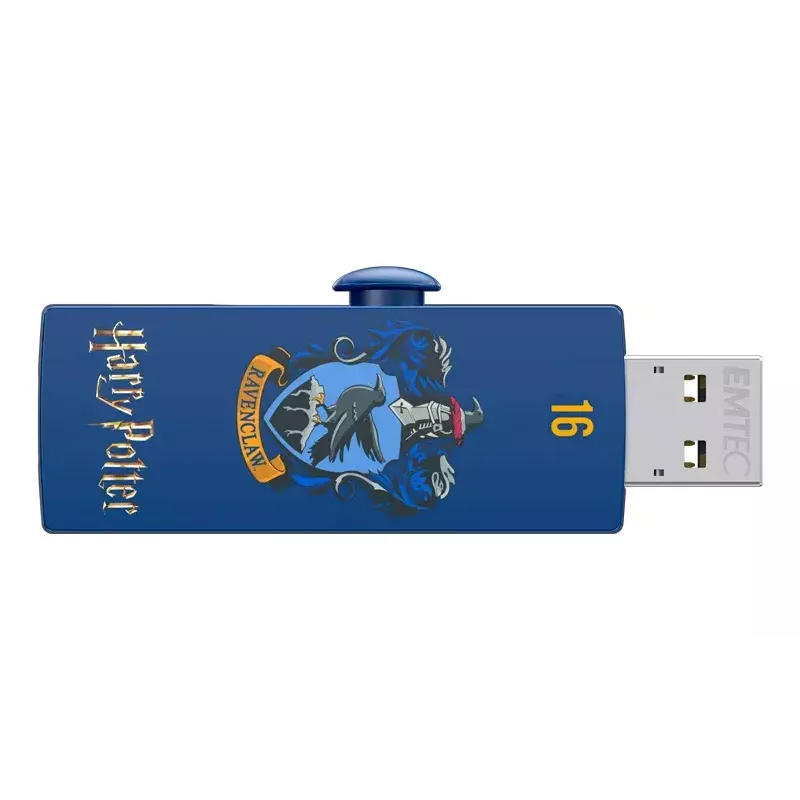 USB flash drive EMTEC M730 Harry Potter 16 GB, USB Type-A 2.0, slide design, blue