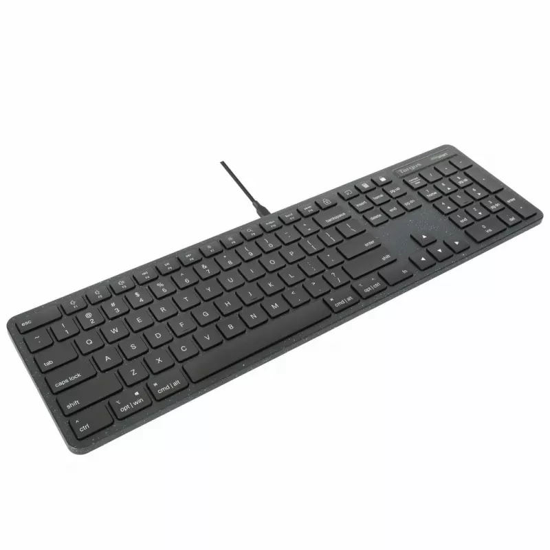 Targus EcoSmart AKB874UK keyboard Universal USB QWERTY UK English Black