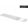 HP 650 Wireless Keyboard and Mouse Combo Full-size Membrane White