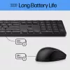 HP 650 Wireless Keyboard and Mouse Combo Full-size Membrane White