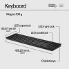 HP 650 Wireless Keyboard and Mouse Combo Full-size Membrane White