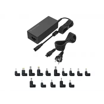 Conceptronic OZUL08B15 90W Universal Laptop Charger, 15 Charging Tips incl.