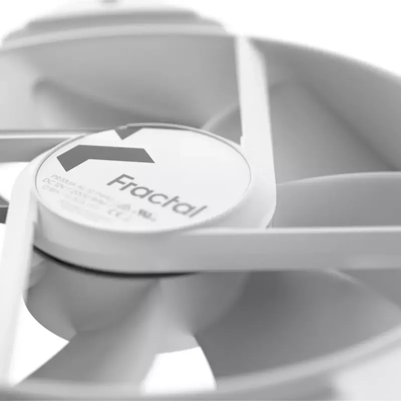 Fan Fractal Design Prisma AL-12 PWM 12 cm White 500-2000 RPM