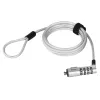 Hama Nano cable lock Silver 1.8 m