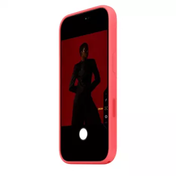 Silicone Case with MagSafe for Apple iPhone 17 Pro — Bright Guava (Red) — Cover, fits 16 cm (6.3 inch)
