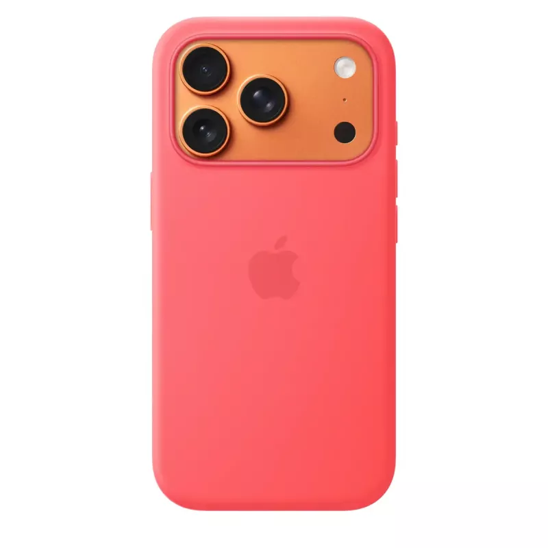 Silicone Case with MagSafe for Apple iPhone 17 Pro — Bright Guava (Red) — Cover, fits 16 cm (6.3 inch)