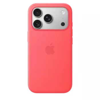 Silicone Case with MagSafe for Apple iPhone 17 Pro — Bright Guava (Red) — Cover, fits 16 cm (6.3 inch)