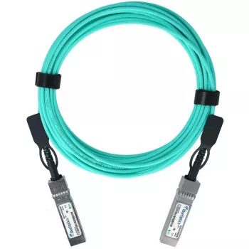 Optical AOC cable BlueOptics SFP28-AOC-25M-LE-BO — SFP28 to SFP28, 25 m, mint