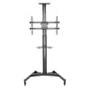 Techly ICA-TR46 multimedia cart/stand Black Flat panel