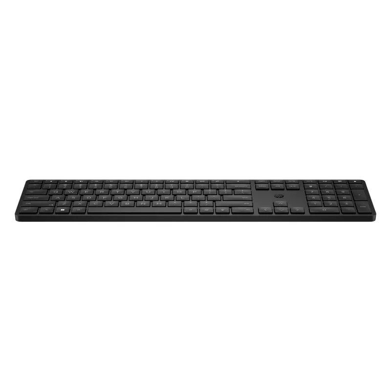 HP 455 Programmable Wireless Keyboard, Full-size (100%), Wireless, RF Wireless, Membrane, Black