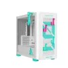 PC case ASUS A23 Hatsune Miku Edition — micro ATX / Mini-ITX, supports 120/140 mm fans, 2.5 inch & 3.5 inch drives, turquoise/white