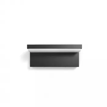 Outdoor wall lighting Philips myGarden Bustan 9W Anthracite Aluminium LED