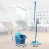 Floor cleaning set Leifheit PowerClean M 1055510 with microfiber cloth and adjustable handle