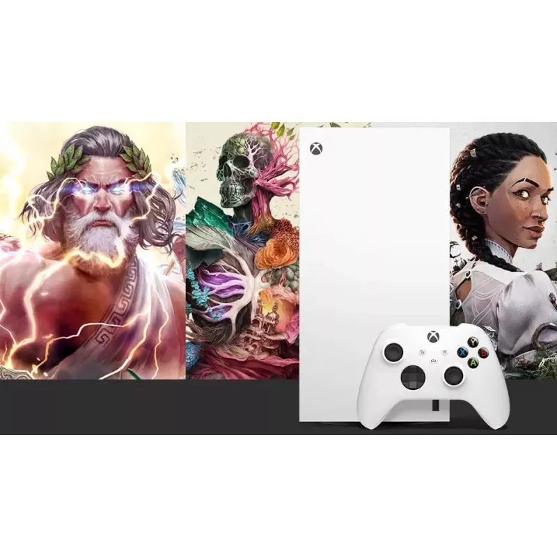 Gaming console Microsoft Xbox Series X Digital Edition — 1 TB SSD, 4K, Wi‑Fi, Ethernet, White