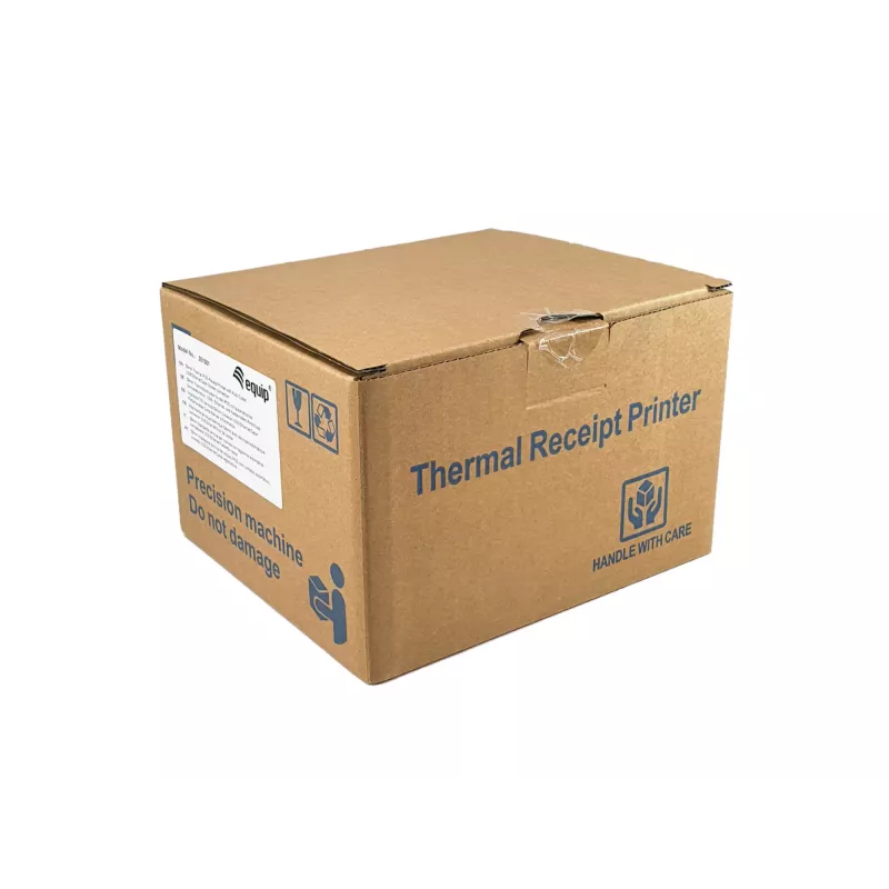 Equip 58mm Thermal POS Receipt Printer with Auto Cutter, USB/Ethernet/Cash Drawer connection