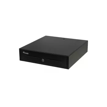 Equip Cash Register Drawer for Point of Sale (POS) System, 4 Bill/8 Coin Compartments, Removable Coin Slots, RJ11 connector