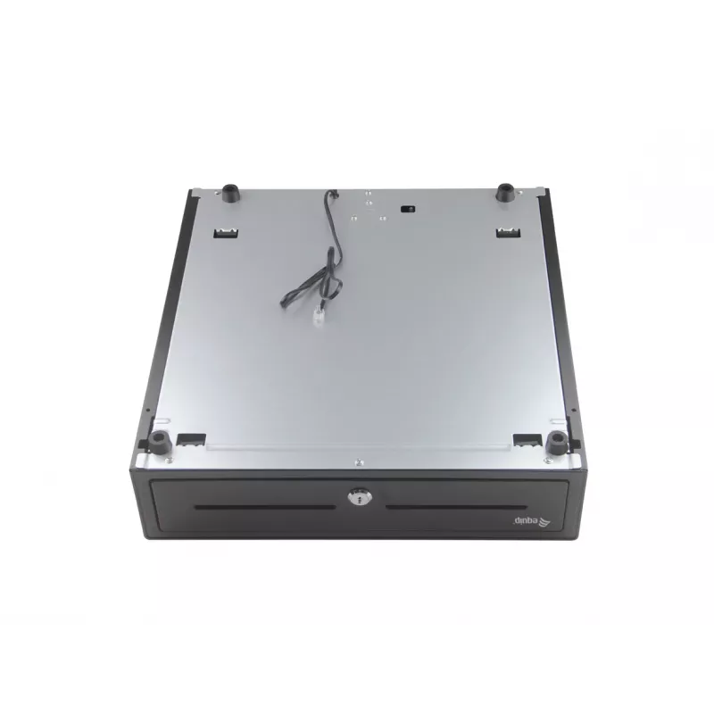 Equip Cash Register Drawer for Point of Sale (POS) System, 4 Bill/8 Coin Compartments, Removable Coin Slots, RJ11 connector