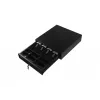 Equip Cash Register Drawer for Point of Sale (POS) System, 4 Bill/8 Coin Compartments, Removable Coin Slots, RJ11 connector