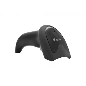 Handheld Barcode Scanner Equip 1D Laser USB Wired Black ABS