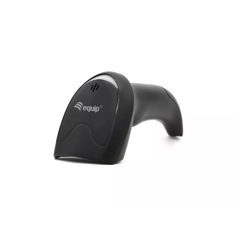 Handheld Barcode Scanner Equip 1D Laser USB Wired Black ABS