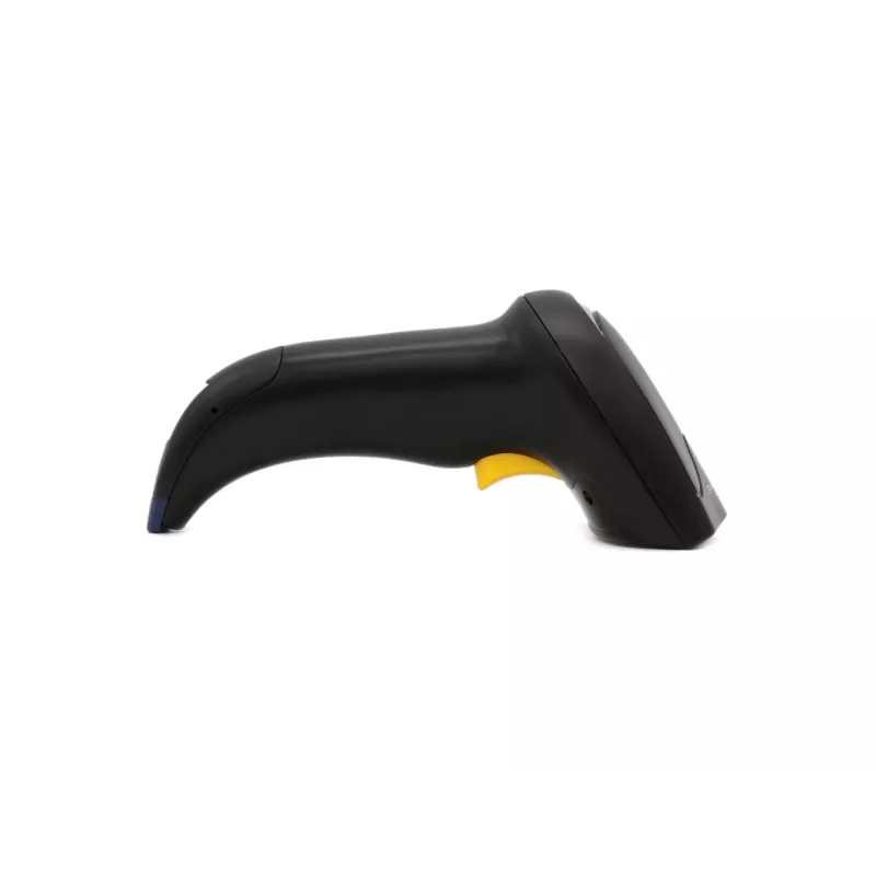 Handheld Barcode Scanner Equip 1D Laser USB Wired Black ABS