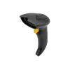 Handheld Barcode Scanner Equip 1D Laser USB Wired Black ABS