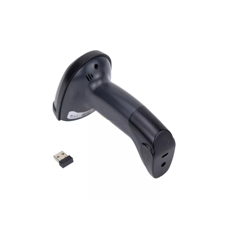 Handheld Barcode Reader Equip Wireless 2D Barcode Scanner with Stand