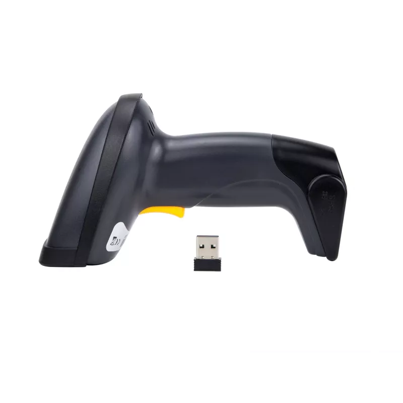 Handheld Barcode Reader Equip Wireless 2D Barcode Scanner with Stand