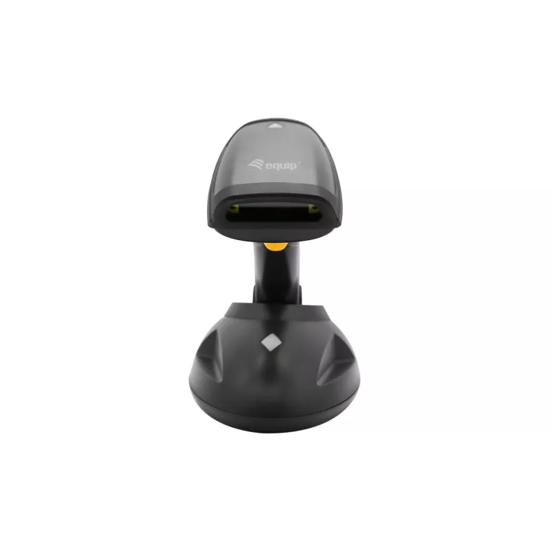Equip Wireless 1D Laser Barcode Scanner, Long Distance, with Stand