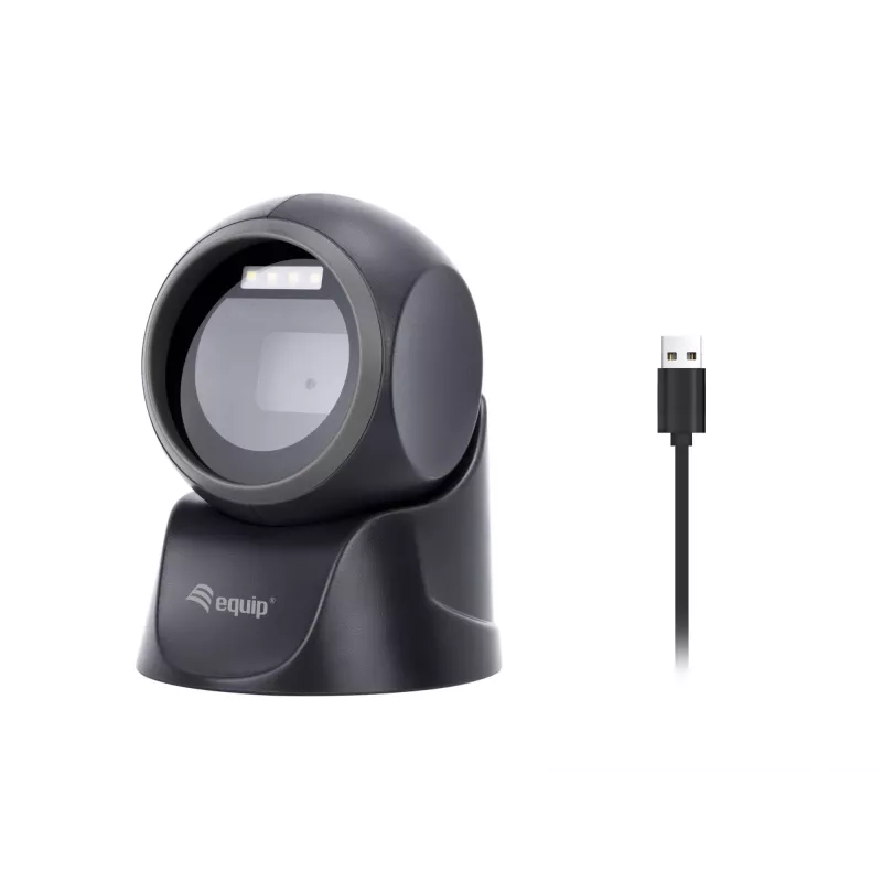 Equip USB 2D Omnidirectional Desktop Barcode Scanner
