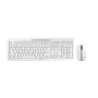 CHERRY Stream Desktop keyboard Mouse included Office RF Wireless QWERTY US English Grey