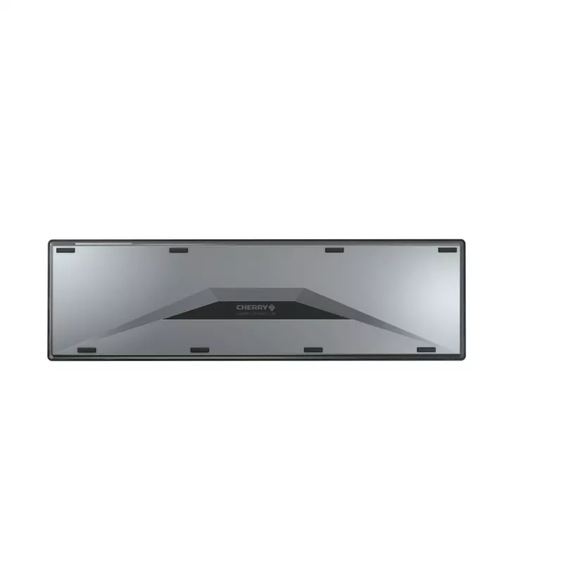 CHERRY DW 9500 SLIM keyboard Mouse included Universal RF Wireless + Bluetooth AZERTY Belgian Black, Grey