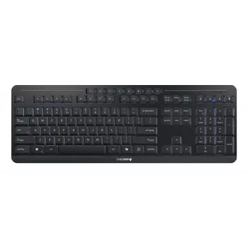 Keyboard Cherry Stream ultimate — Full-size USB, RF Wireless & Bluetooth, QWERTY English, LED backlight, Black