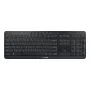 Keyboard Cherry Stream ultimate — Full-size USB, RF Wireless & Bluetooth, QWERTY English, LED backlight, Black